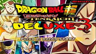 Descargar Dragon Ball Z Budokai Tenkaichi 3 Super Deluxe menú PS2